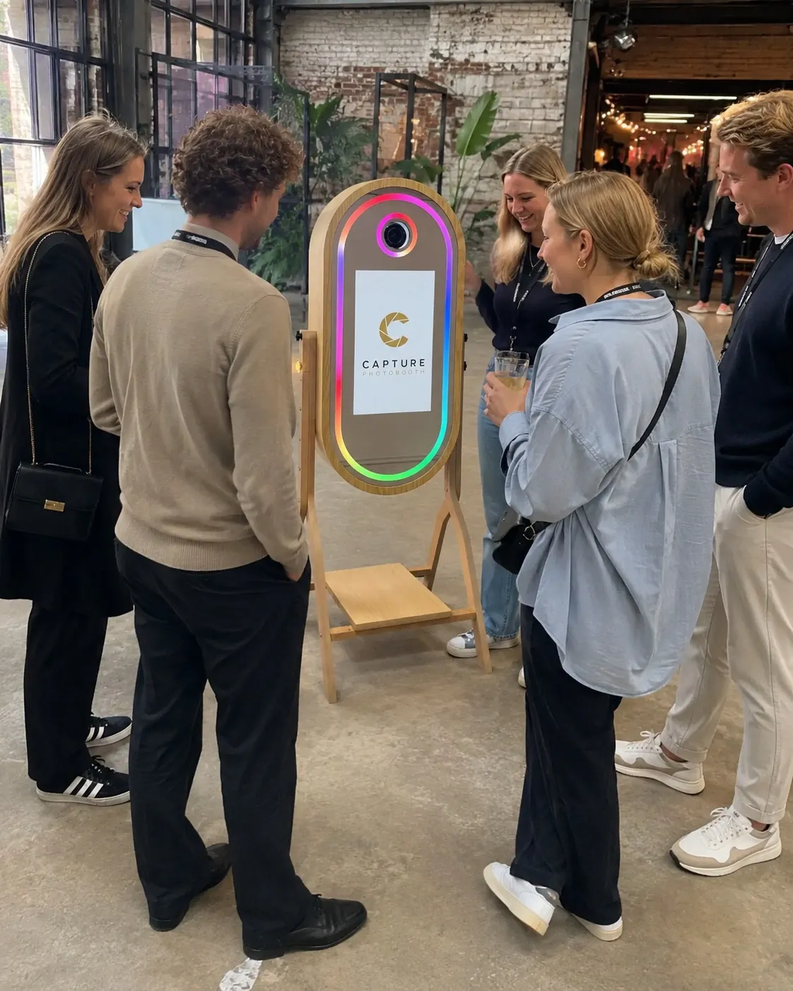 Spiegelbooth op een feest in Oss